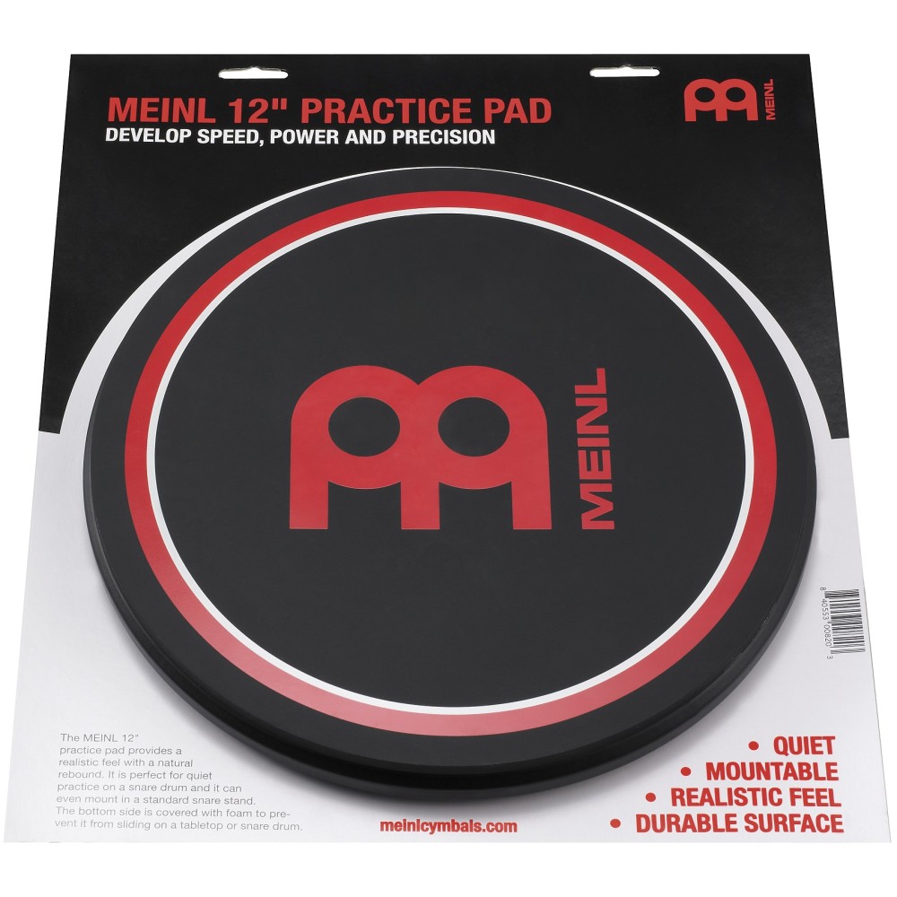 12" Тренувальний пед для рук MEINL Practice Pad MPP-12