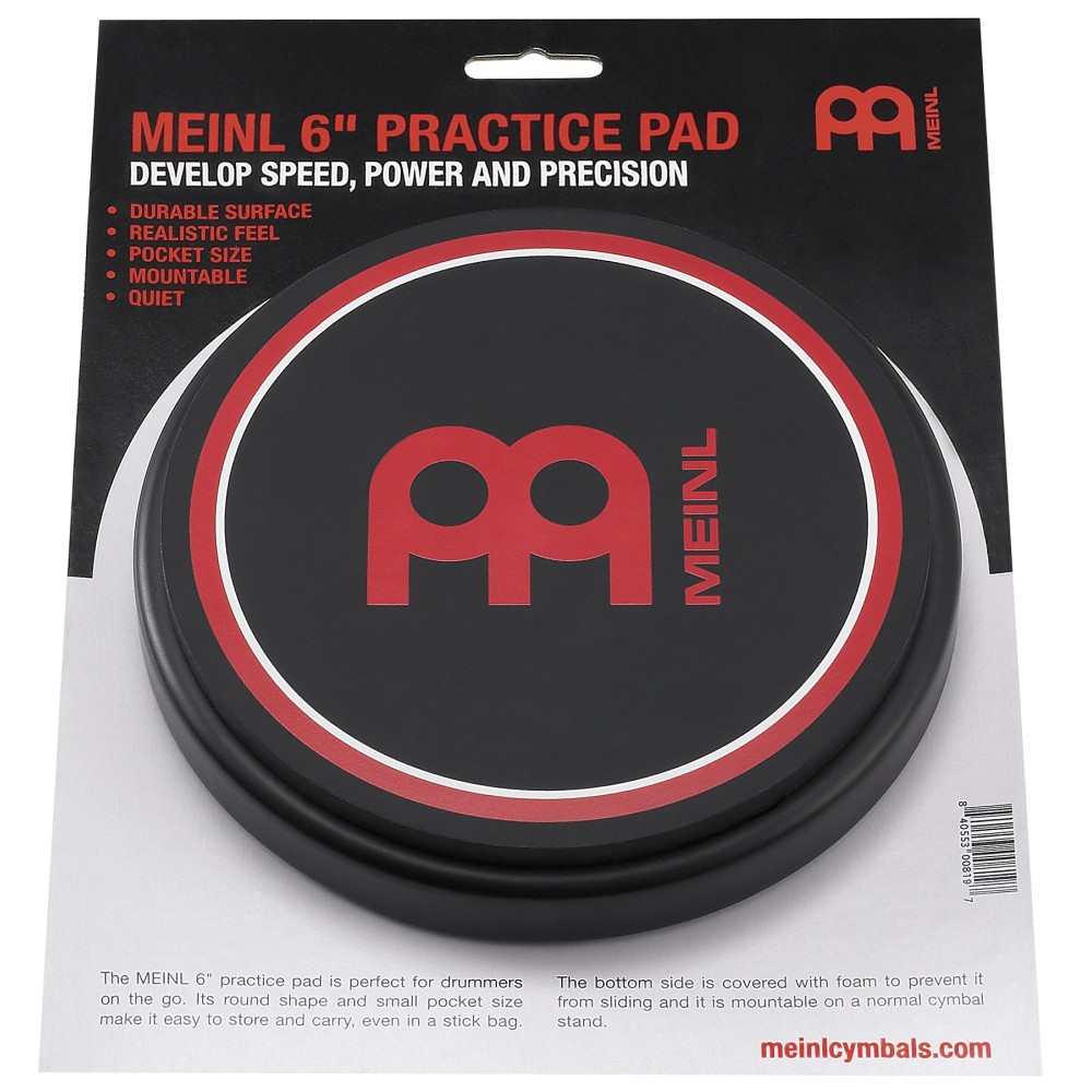 6" Тренувальний пед для рук MEINL Practice Pad MPP-6