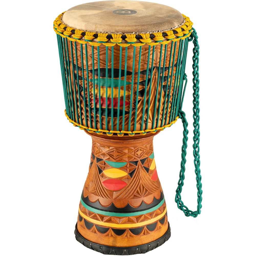 Джембе MEINL AE-DJTC2-L Artisan Edition Tongo Coloured Ornamental Carved Djembe 12"