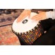 Джембе MEINL PADJ2-L-F Travel Series Rope Tuned Djembe With Synthetic Head Kenyan Quilt 12" 