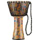 Джембе MEINL PADJ2-M-F Travel Series Rope Tuned Djembe With Synthetic Head Kenyan Quilt 10" 