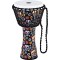Джембе MEINL PADJ7-M-F Travel Series Rope Tuned Djembe With Synthetic Head Day Of The Dead 10"