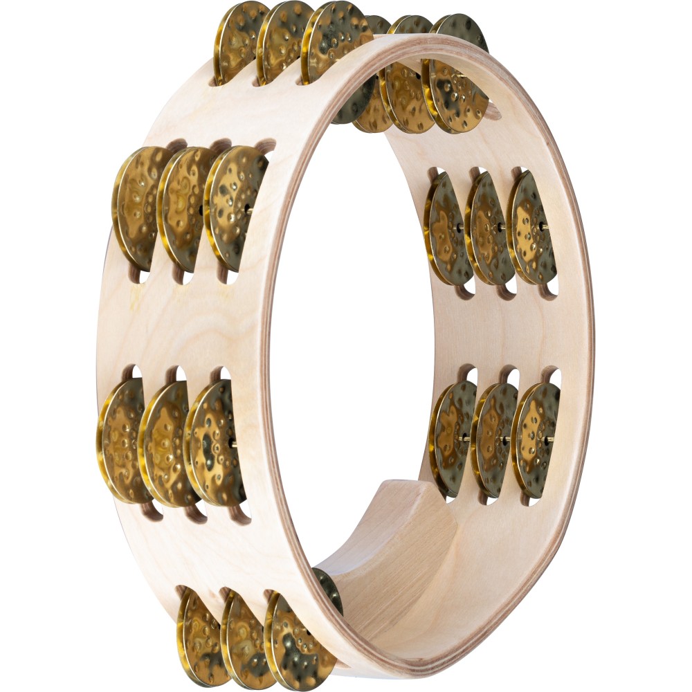 Тамбурін MEINL Artisan Edition Compact Tambourine Hammered Brass Jingles AE-CMTA3B