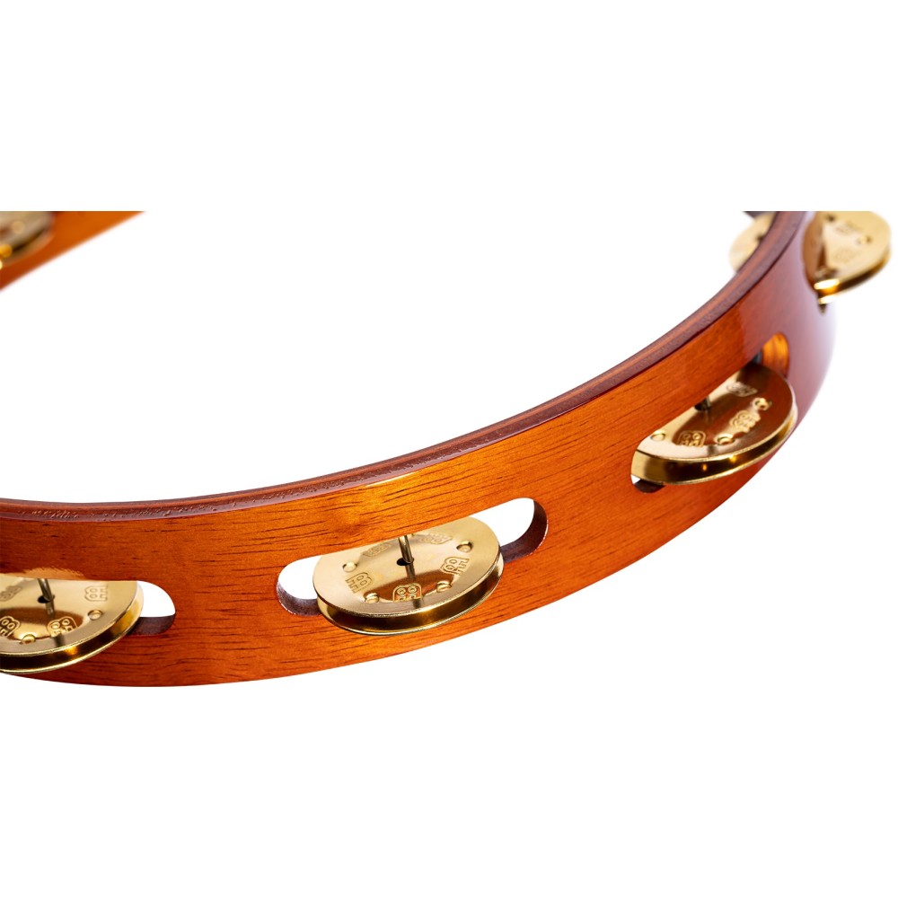 Тамбурін MEINL Traditional Wood Tambourine Brass Jingles TA1B-AB African Brown
