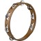 Тамбурін MEINL Traditional Wood Tambourine Stainless Steel Jingles TA1WB Walnut Brown