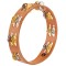 Тамбурін MEINL Recording-Combo Wood Tambourine Dual-Alloy Jingles TA2M-SNT Super Natural