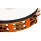 Тамбурін MEINL Traditional Goat-Skin Wood Tambourine Brass Jingles TAH2B-AB African Brown