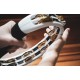 Тамбурін MEINL Hand Held Recording-Combo ABS Tambourine Dual-Alloy Jingles TMT1M-WH White