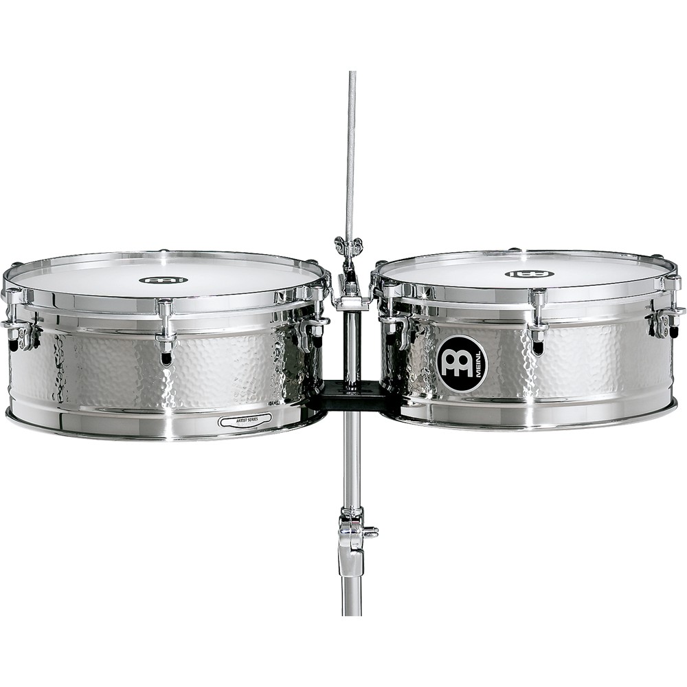 Тімбалес MEINL Artist Series Timbales "LUIS CONTE" 14"&15" Stainless Steel LC1STS