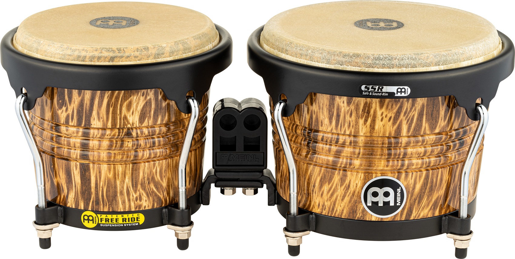 Бонги MEINL FWB190LB Marathon© Designer Series Wood Bongo Leopard Burl