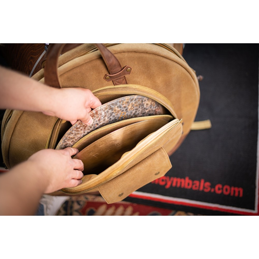 22" Чохол для тарілок MEINL Waxed Canvas Collection Cymbal Bag Vintage Khaki MWC22KH